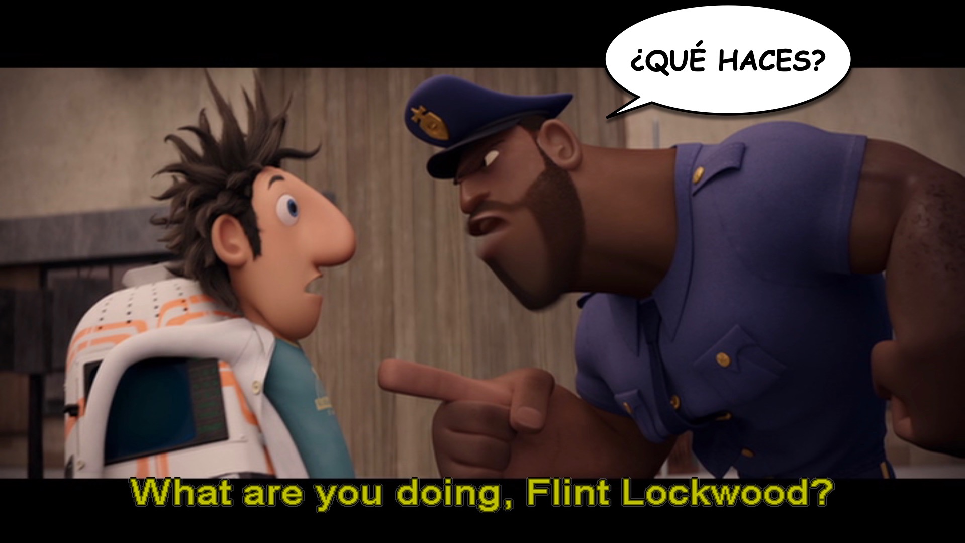 Cloudy with a Chance of Meatballs spanish-ace.com Learn Spanish.007