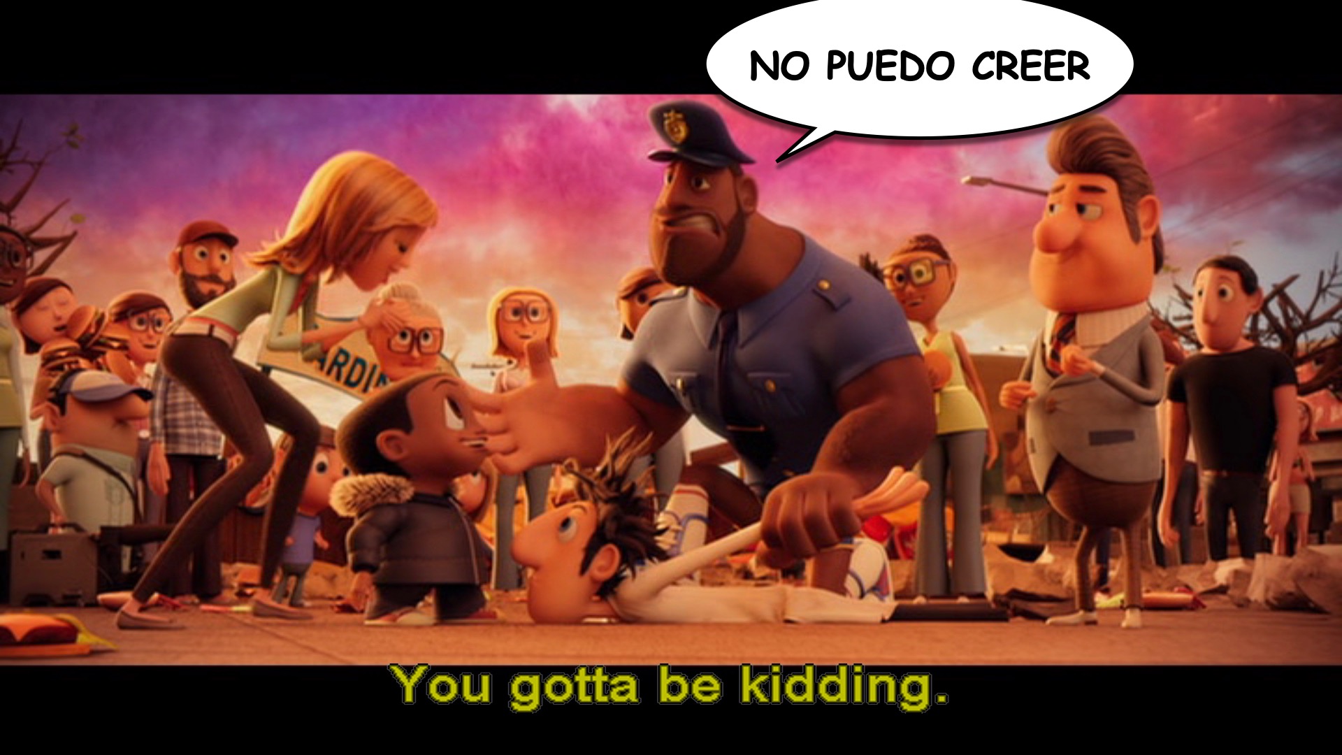 Cloudy with a Chance of Meatballs spanish-ace.com Learn Spanish.019