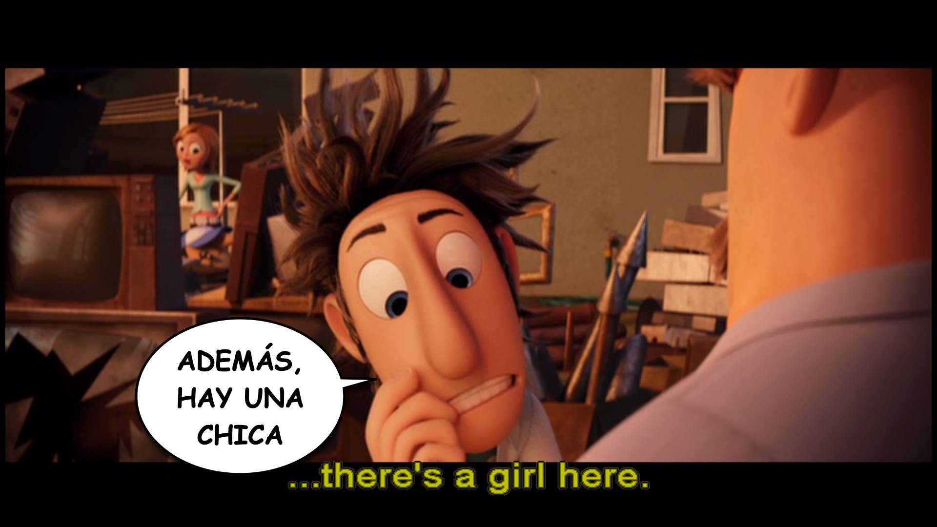 Cloudy with a Chance of Meatballs spanish-ace.com Learn Spanish.020