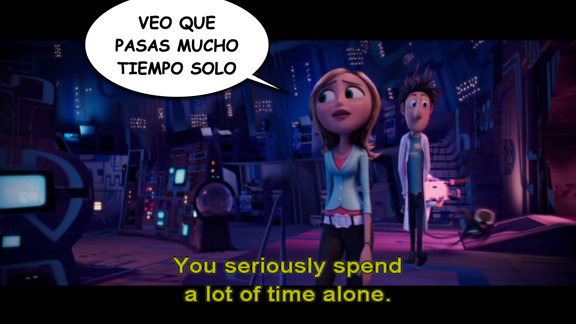 Cloudy with a Chance of Meatballs spanish-ace.com Learn Spanish.022
