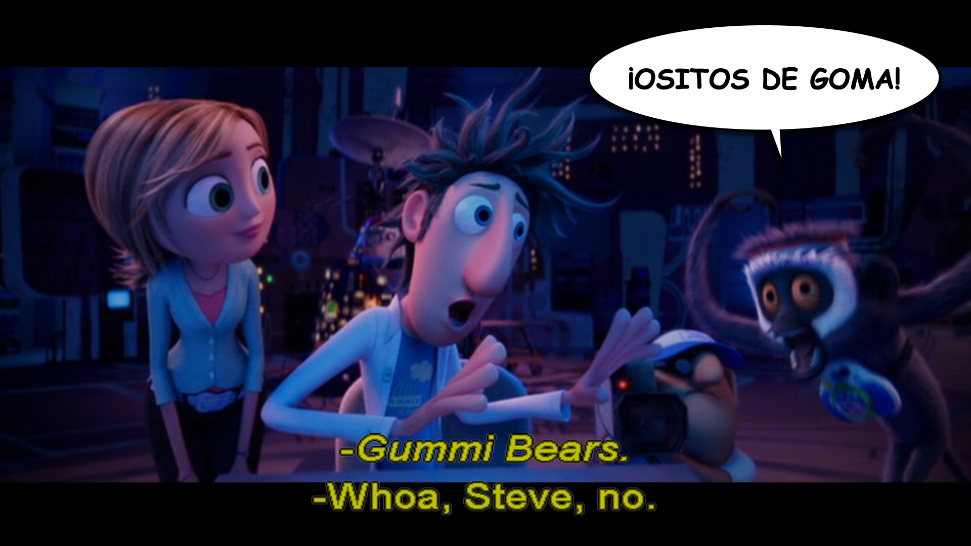 Cloudy with a Chance of Meatballs spanish-ace.com Learn Spanish.023