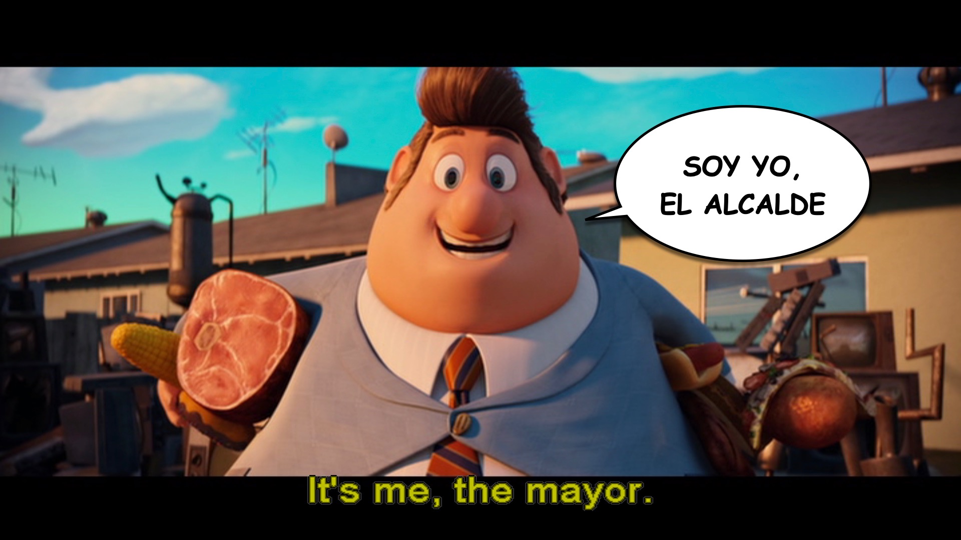 Cloudy with a Chance of Meatballs spanish-ace.com Learn Spanish.024