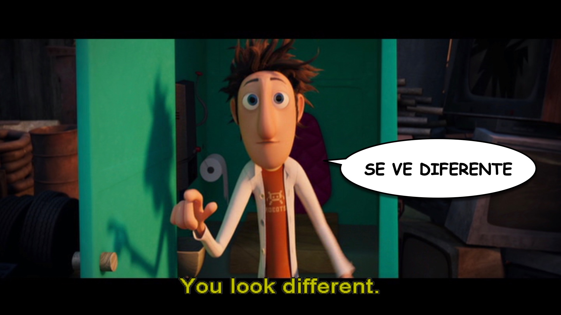 Cloudy with a Chance of Meatballs spanish-ace.com Learn Spanish.025