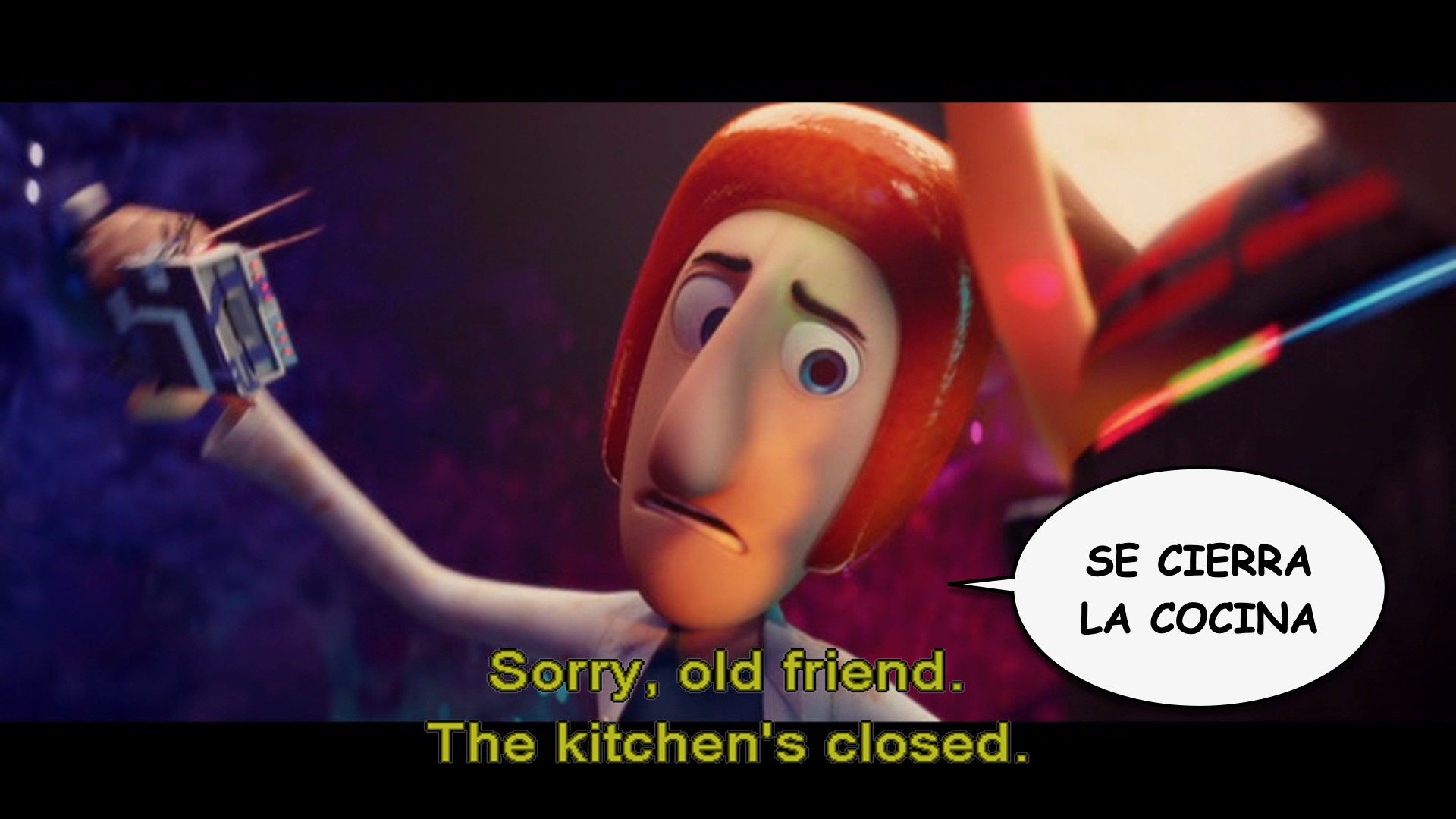 Cloudy with a Chance of Meatballs spanish-ace.com Learn Spanish.044